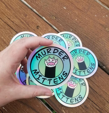 Murder Mittens Sticker